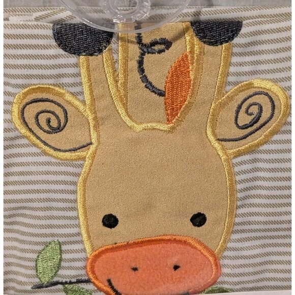 NIP Lambs & Ivy Window Valance Nursery Giraffe Baby Curtain Yoo Hoo Collection - Picture 3 of 9